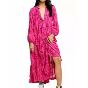 Free People Edie Maxi Dress In Pink